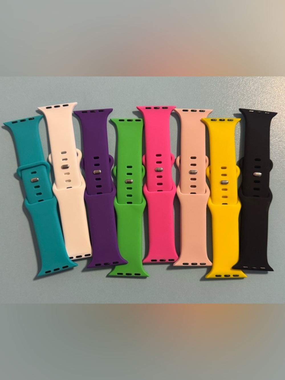 Silicone Replacement Watch Bands - Multiple Colors 8 pack!